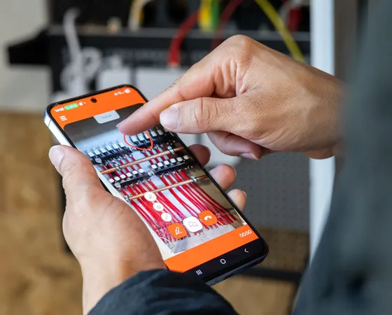 123mitschauen App am Zählerschrank annotieren